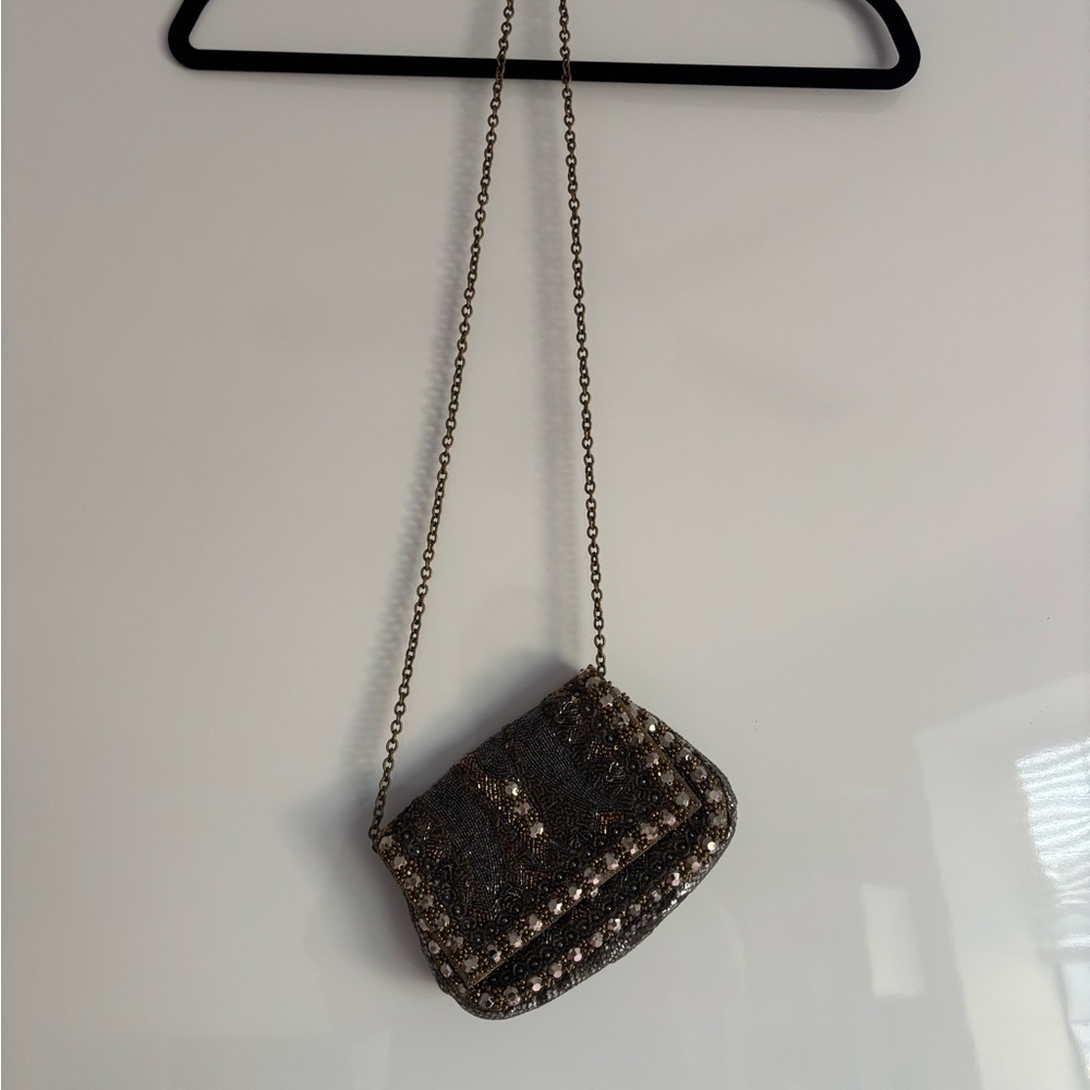 Elegant Gold and Silver Women's Bag